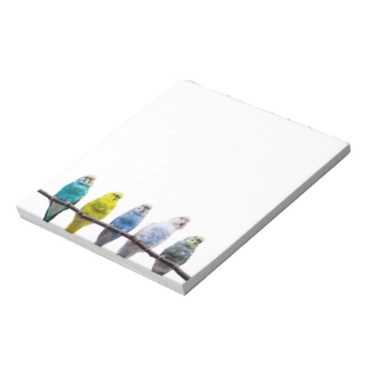 Budgies Notitieblok (Linkerzijde)