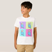 Budgies Pop Art T shirt (Voorkant volledig)