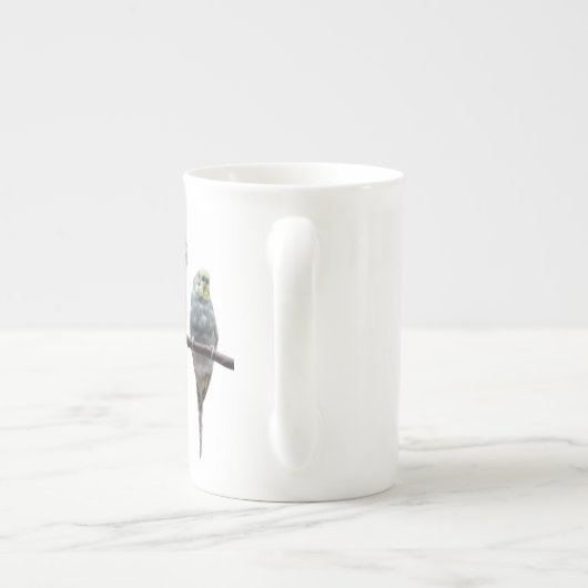 Budgies Porselein Kop (Achterkant)