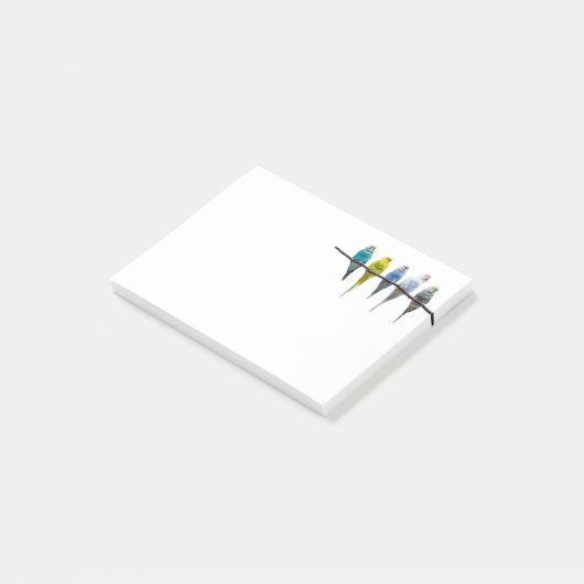 Budgies Post-it® Notes (Schuin)