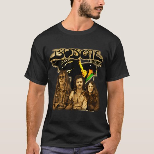 Budgies Rock Band T-shirt (Voorkant)