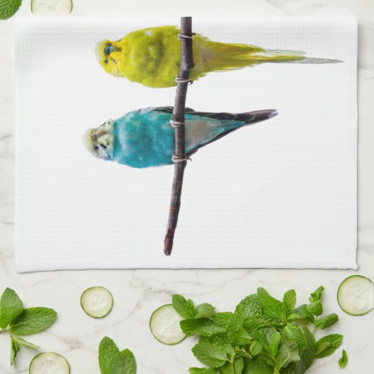 Budgies Theedoek (Gevouwen)