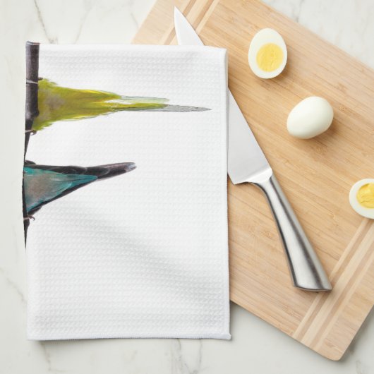 Budgies Theedoek (Quarter Fold)