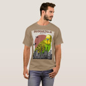 Budgiezilla Budgie voor Budgerigar Parkiet T-shirt (Voorkant volledig)