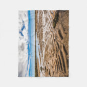 Budir Beach, IJsland Fleece Deken (Voorkant)