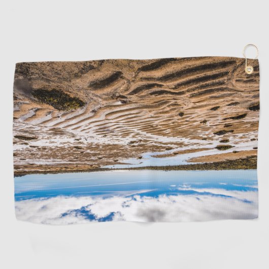 Budir Beach, IJsland Golfhanddoek (Horizontaal)