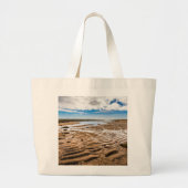 Budir Beach, IJsland Grote Canvas tas (Voorkant)