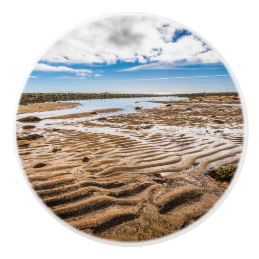 Budir Beach, IJsland Keramische Knop (Voorkant)