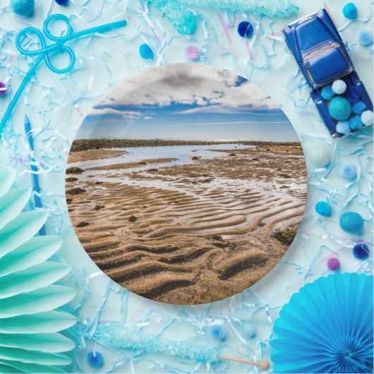 Budir Beach, IJsland Papieren Bordje (Feest)