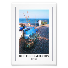 Budleigh Salterton, Devon, Engeland Foto Afdruk
