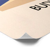 Budleigh Salterton Devon Kust Reisposter Poster (Hoek)