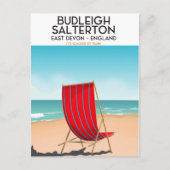 Budleigh Salterton, devon, reisposter Briefkaart (Voorkant)