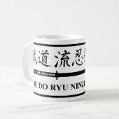 Budo Ryu Ninjutsu Dojo Coffee Mok (Voorkant links)
