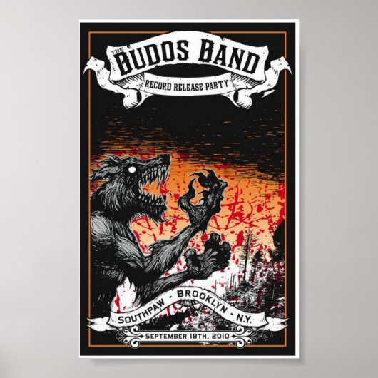 Budos Band III Record release Poster (Voorkant)