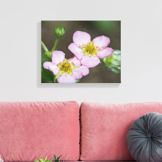 Buds in Early Spring Hondenhout Canvas Afdruk (Insitu (Woonkamer))