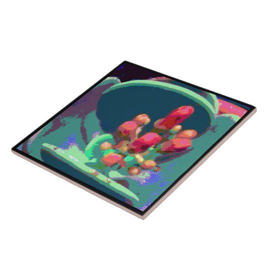 Buds van boven tegeltje (Zijkant)