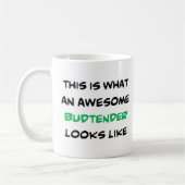 budtender, awesome koffiemok (Links)