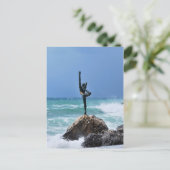 Budva ballerina Briefkaart (Staand voorkant)