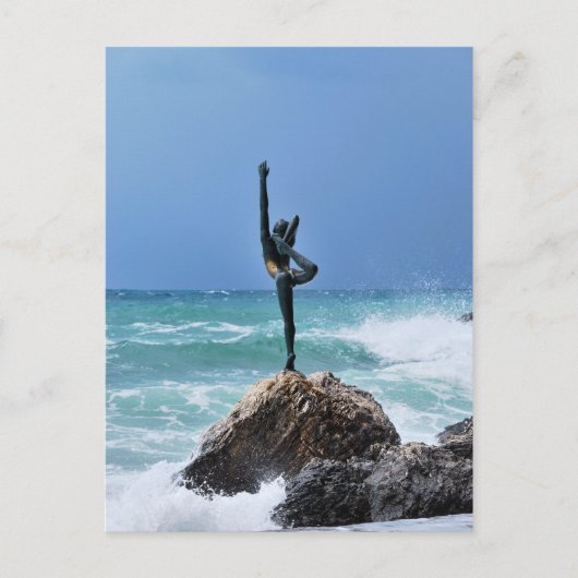 Budva ballerina Briefkaart (Voorkant)