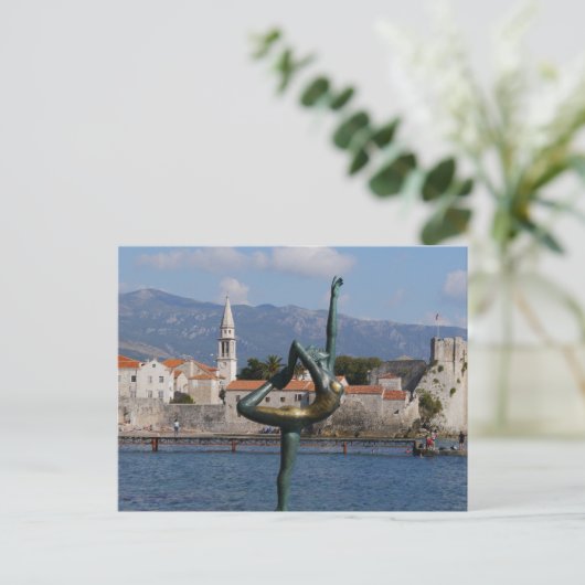 Budva, Montenegro Briefkaart (Staand voorkant)