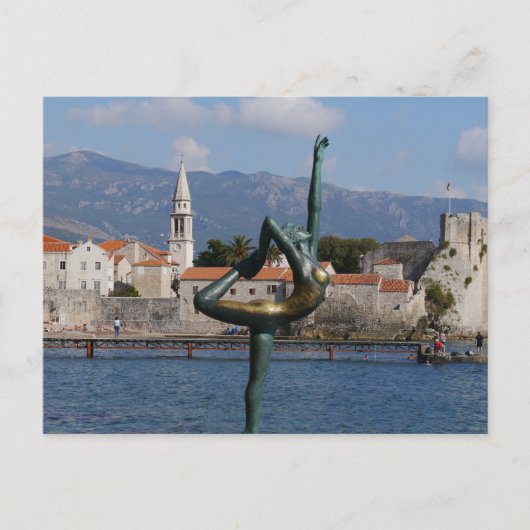 Budva, Montenegro Briefkaart (Voorkant)