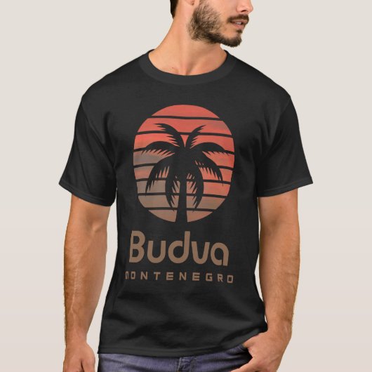 Budva Montenegro T-shirt (Voorkant)