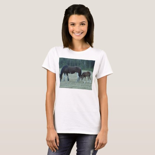 Budweiser Horses T-shirt (Voorkant volledig)