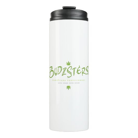 Budzsters Logo Thermosbeker (Voorkant)