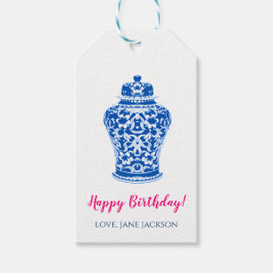 Bue Ginger Jar Gift Label Cadeaulabel