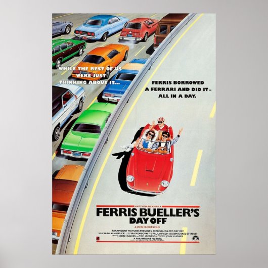 Buellers Ferris Poster (Voorkant)