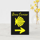 Buen Camino de Santiago de Compostela St. James Wa Kaart (Gele Bloem)