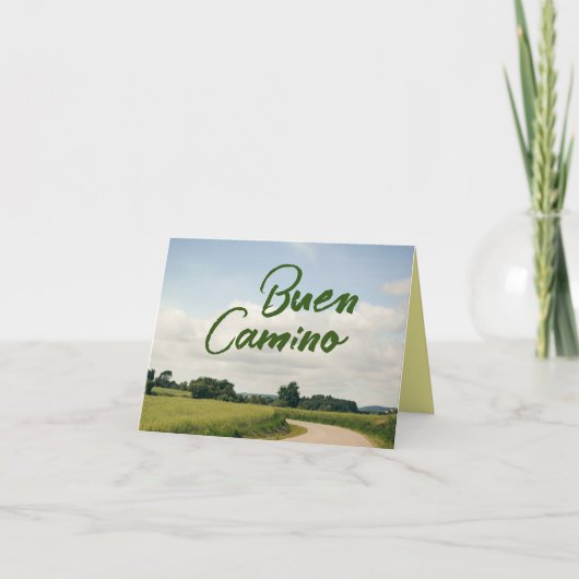 Buen Camino de Santiago Kaart Saint James Way (Voorkant)