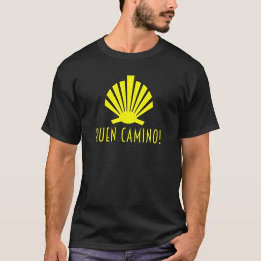 Buen Camino De Santiago St James Hikers Spain 1 T-shirt (Voorkant)