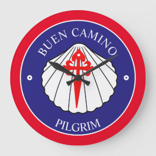 Buen Camino pelgrims kruisen schelp Grote Klok