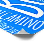 Buen Camino Scallop shell Poster (Hoek)