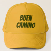 Buen Camino St James Way Santiago Trucker Pet (Voorkant)