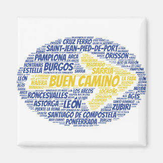 Buen Camino Word Art Magneet