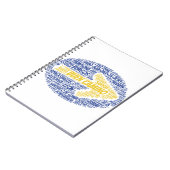 Buen Camino Word Art Notitieboek (Linkerzijde)