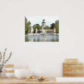 Buen Retiro Park, stad Madrid, Spanje Poster (Keuken)