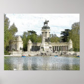 Buen Retiro Park, stad Madrid, Spanje Poster (Voorkant)