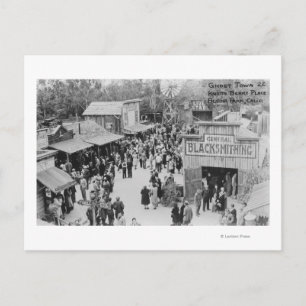 Buena Park, California Knotts Berry Place Ghost Briefkaart