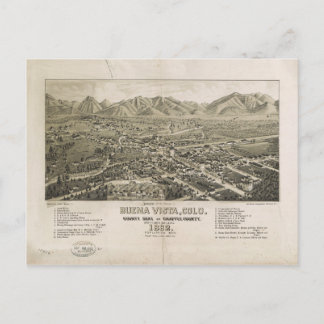 Buena Vista, Colorado (1882) Briefkaart