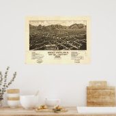 Buena Vista Colorado 1882 Panorama Map Poster (Keuken)