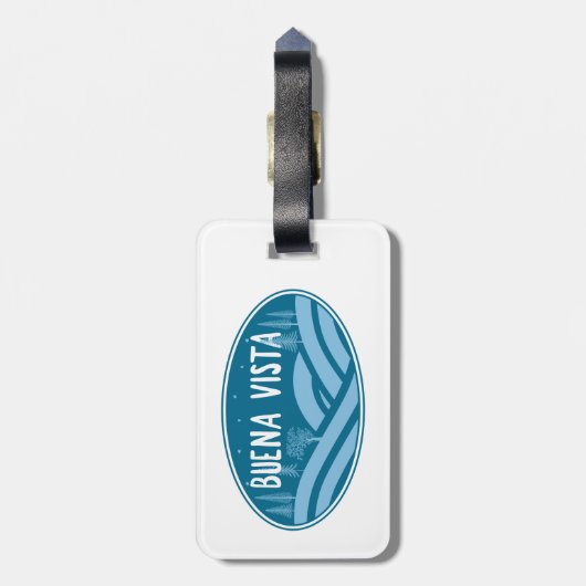 Buena Vista Colorado buitenshuis Bagagelabel (Achterkant verticaal)