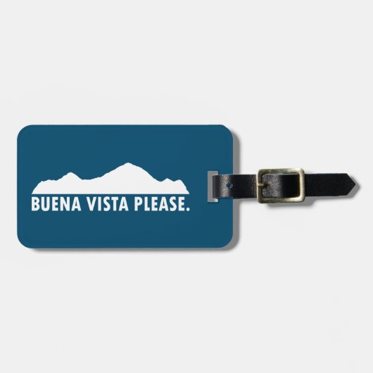 Buena Vista Gelieve Bagagelabel (Voorkant horizontaal)