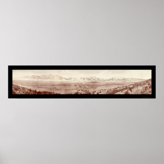 Buena Vista Range, CO Foto 1911 Poster (Voorkant)