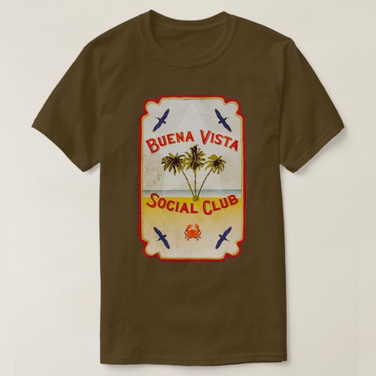 Buena Vista Social Club Beach T-shirt (Design voorkant)