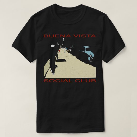 Buena Vista Social Club in nood T-shirt (Design voorkant)