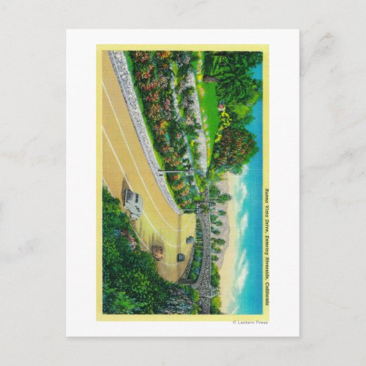 Buena Vista-station, binnenkomend langs Briefkaart (Voorkant)