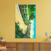 Buena Vista-station, binnenkomend langs Canvas Afdruk (Insitu (Woonkamer))